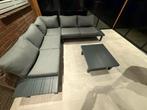 Luxe aluminium loungeset - grijs, Ophalen, 5 zitplaatsen, Aluminium, Zo goed als nieuw