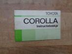 Toyota Corolla - Handleiding Instructieboek NL - Origineel, Verzenden
