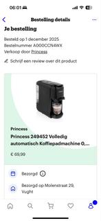 Princess Koffiepadmachine - Zo goed als nieuw!, Koffiemachine, Ophalen of Verzenden, Zo goed als nieuw, 1 kopje