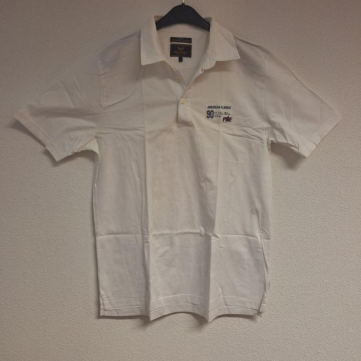 PME Legend heren poloshirt km, wit, L, Kleding | Heren, Polo's, Zo goed als nieuw, Maat 52/54 (L), Wit, Ophalen of Verzenden