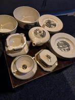 Mooi antiek servies Société Céramique landschap meastricht, Ophalen