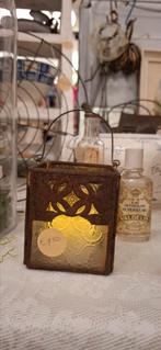 Oud glazen waxinelichtje, Antiek en Kunst, Curiosa en Brocante, Ophalen of Verzenden