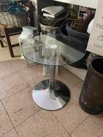bijzet tafel, Huis en Inrichting, Tafels | Bijzettafels, Minder dan 55 cm, Metaal of Aluminium, Rond, Ophalen of Verzenden