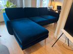 Hoekbank - zo goed als nieuw - blauw - van €1029 voor €399, Huis en Inrichting, Banken | Bankstellen, Ophalen, Hoekbank, Driepersoons