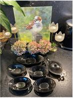 Set hoornen platen, handgemaakt, Antiek en Kunst, Antiek | Bestek, Ophalen of Verzenden