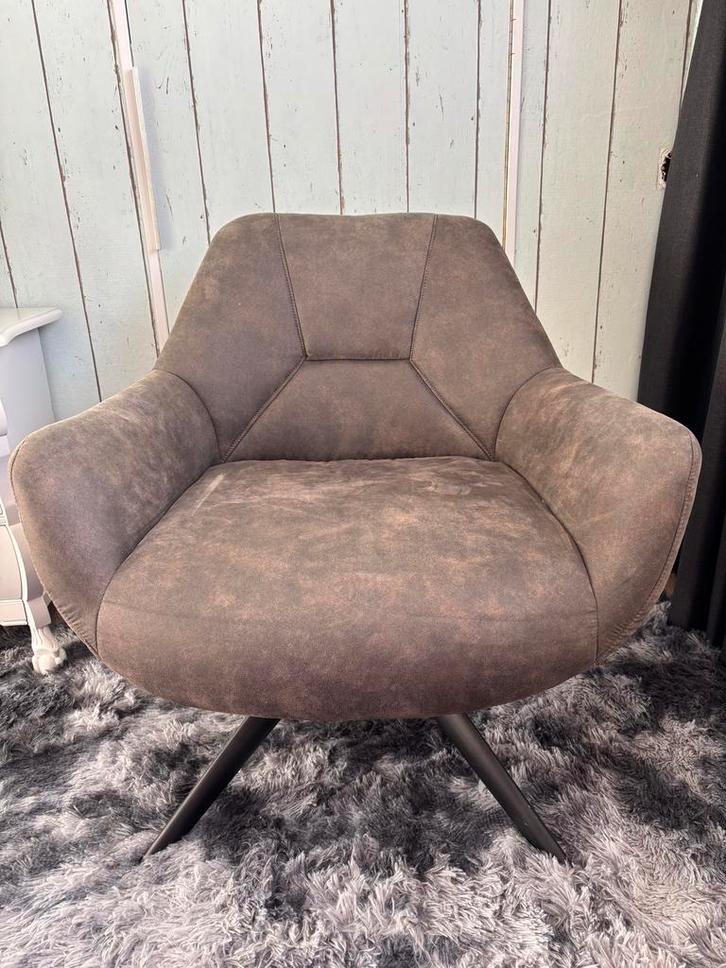 Draaifauteuil, Huis en Inrichting, Fauteuils, Gebruikt, Overige materialen, 75 tot 100 cm, Ophalen