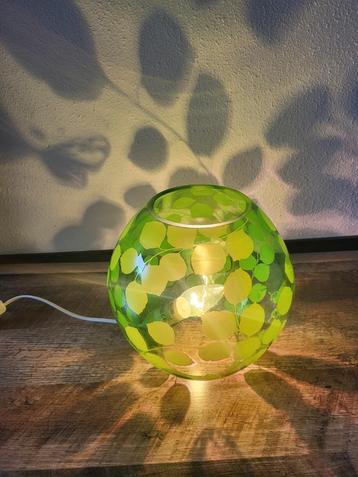 Vintage Ikea Knubbig 23cm tafellamp groen beschikbaar voor biedingen