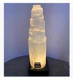 2 x edelsteen Seleniet hoge Torens, 25 cm hoog, pr.p.stuk, Verzamelen, Mineralen en Fossielen, Ophalen of Verzenden, Mineraal