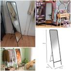 Passpiegel / Spiegel Vrijstaand Metaal, Huis en Inrichting, Woonaccessoires | Spiegels, Ophalen, Rechthoekig, Minder dan 50 cm