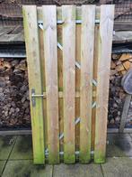 tuin poort met gegalvaniseerd frame, Overige typen, Met poort, Zo goed als nieuw, Hout
