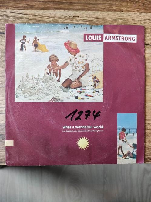 595 - Louis Armstrong, Cd's en Dvd's, Vinyl Singles, Gebruikt, Single, Pop, 7 inch, Verzenden