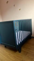 Super mooi zwart ledikantje merk Laurette, Ophalen of Verzenden, Zo goed als nieuw, Minder dan 140 cm, Matras