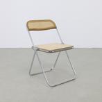 Plia Folding Chair in cane by Giancarlo Piretti for Castelli, Huis en Inrichting, Stoelen, Gebruikt, Ophalen