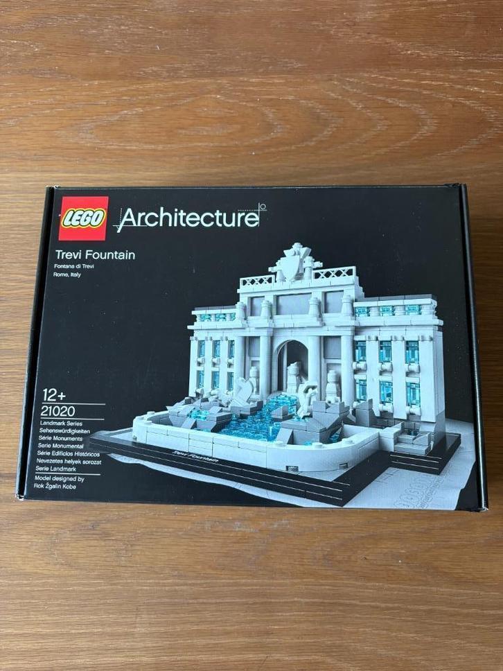 LEGO ARCHITECTURE 21020 TREVI FONTEIN, Kinderen en Baby's, Speelgoed | Duplo en Lego, Zo goed als nieuw, Lego, Complete set, Ophalen of Verzenden