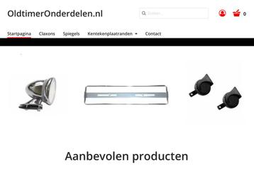 Te koop: URL www. oldtimeronderdelen .nl beschikbaar voor biedingen
