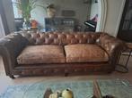 stoere chesterfieldbank, Huis en Inrichting, Banken | Bankstellen, Ophalen, Gebruikt, Chesterfield, Driepersoons