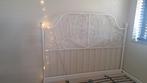 Witte ikea bed, Ophalen, Wit, Tweepersoons, 140 cm