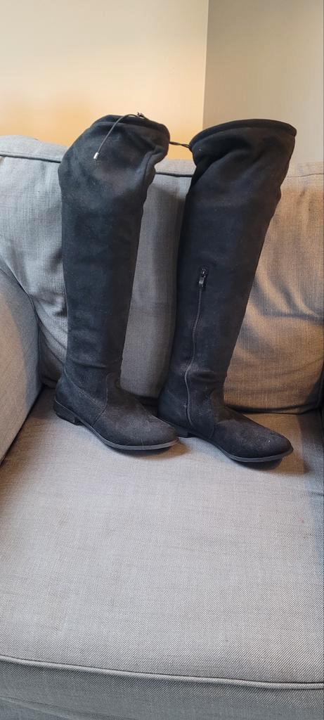 Zwarte Hoge Laarzen Maat 38, Kleding | Dames, Schoenen, Gedragen, Hoge laarzen, Zwart, Ophalen of Verzenden