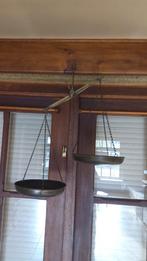 Antieke geelkoperen weegschaal, Ophalen, Gebruikt