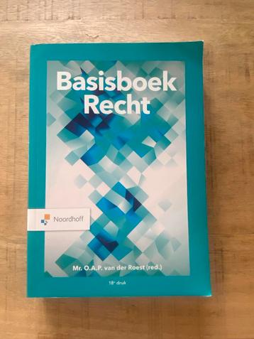 Basisboek Recht - 18e druk beschikbaar voor biedingen