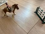 Schleich Paard met Springruiter en Hindernis, Ophalen of Verzenden, Gebruikt, Overige typen