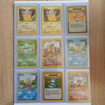 Pokémonkaarten (Base, Jungle, Fossil en meer) beschikbaar voor biedingen