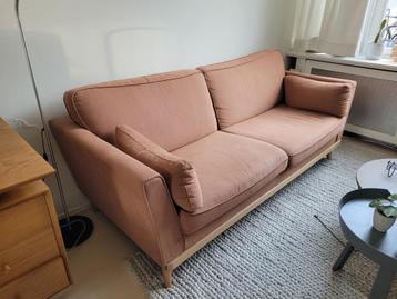 La Redoute cotton-linen sofa – terracotta beschikbaar voor biedingen