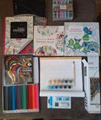 Creatieve Set: volwassenen  Kleurboeken,  verfset en- Nieuw!, Ophalen of Verzenden, Nieuw, Schilderen op nummer