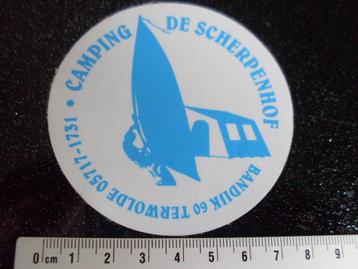 ruit sticker camping de scherpenhof terwolde logo surfen beschikbaar voor biedingen