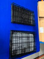 2 kleine hondenbench 60 cm zwart voor pup of kleine hond, Dieren en Toebehoren, Ophalen, Zo goed als nieuw