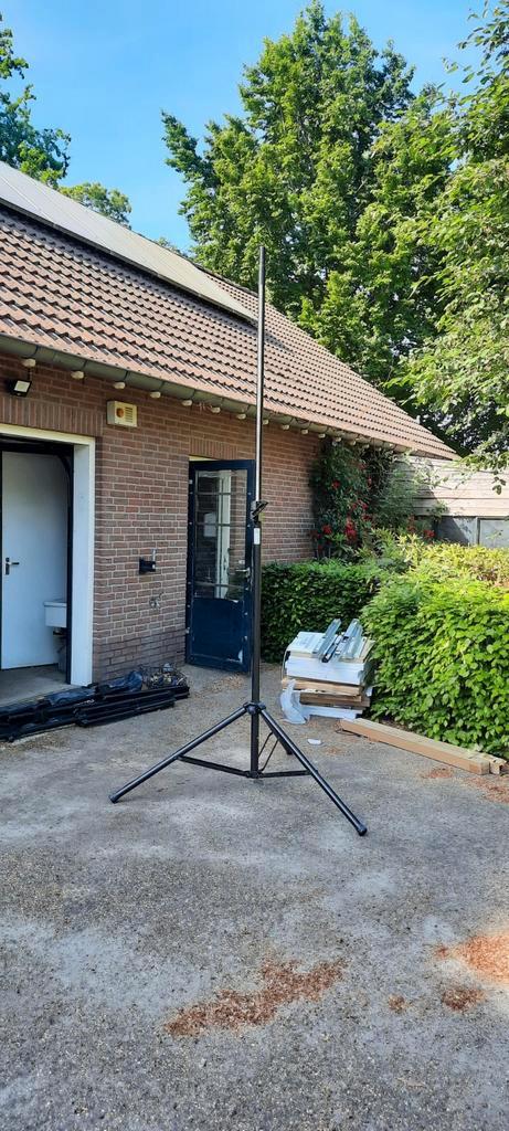 4x speakerstand innox  IVA WIND BASIC, 3 meter hoog, Audio, Tv en Foto, Professionele Audio-, Tv- en Video-apparatuur, Zo goed als nieuw