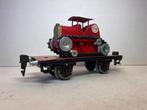 Märklin 1709/0 Wagon met "Raupenschlepper" Spoor 0 1935-1937, Antiek en Kunst, Antiek | Speelgoed, Verzenden