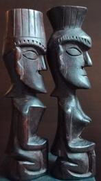 Songye buste fetisj sculpturen , houten beeldjes, Ophalen of Verzenden