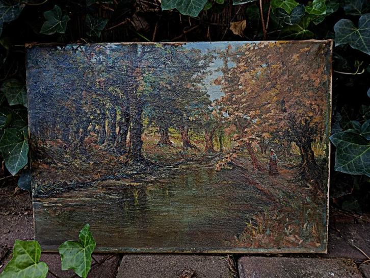Schilderij, Antiek en Kunst, Kunst | Schilderijen | Klassiek, Ophalen of Verzenden