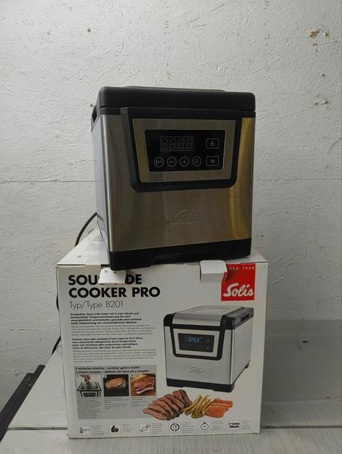 SOLIS Sous-Vide Cooker Pro
Type 8201 nieuw, Witgoed en Apparatuur, Slowcookers, Nieuw, Ophalen of Verzenden