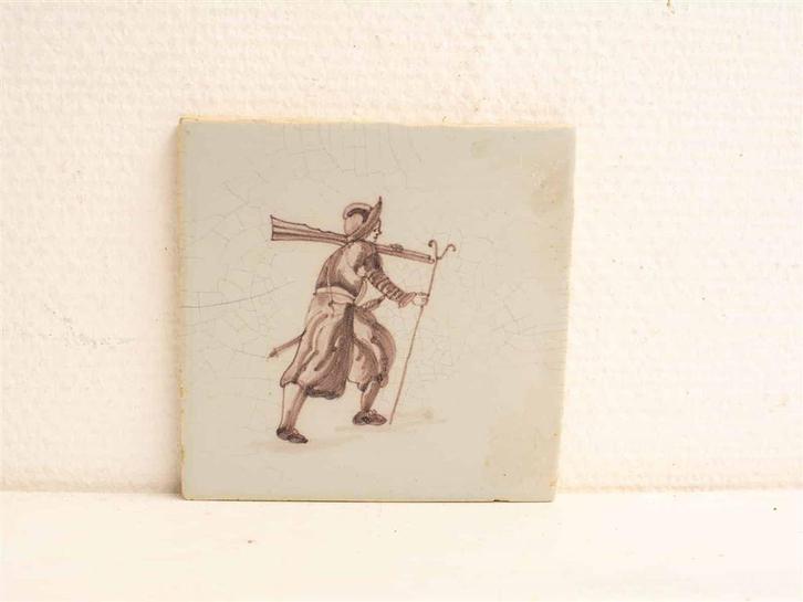 tegeltje 23400, Antiek en Kunst, Antiek | Wandborden en Tegels, Ophalen of Verzenden