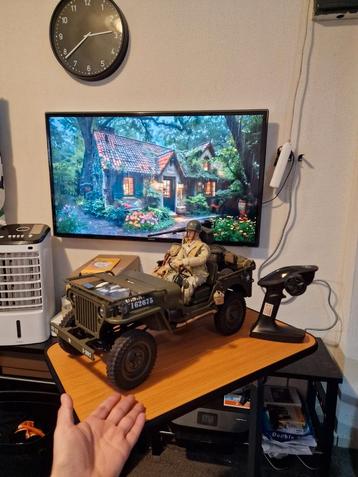 Roc Hobby Willys Jeep 1941 + many extras,MB scaler,traxxas. beschikbaar voor biedingen