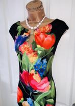Joseph Ribkoff prachtig fleurige chique jurk mt 46, Knielengte, Ophalen of Verzenden, Zo goed als nieuw, Maat 46/48 (XL) of groter