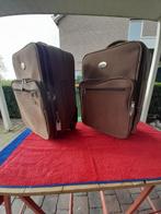 Koffer met wieltjes, Sieraden, Tassen en Uiterlijk, Koffers, 35 tot 45 cm, Zacht kunststof, Uitschuifbare handgreep, Zo goed als nieuw