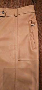 Nieuw fake leren broek Fifth House, Beige, Maat 42/44 (L), Nieuw, Ophalen of Verzenden