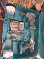 Makita combiset 14.4v, Doe-het-zelf en Verbouw, Gereedschap | Boormachines, Ophalen, Zo goed als nieuw, Boor- en Schroefmachine