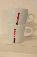 2 Kimbo espresso kopjes, Ophalen of Verzenden, Zo goed als nieuw, Overige stijlen, Kop(pen) en/of Schotel(s)