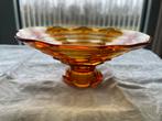 Okergele bonbon schaaltje) persglas jaren 60, Antiek en Kunst, Ophalen of Verzenden