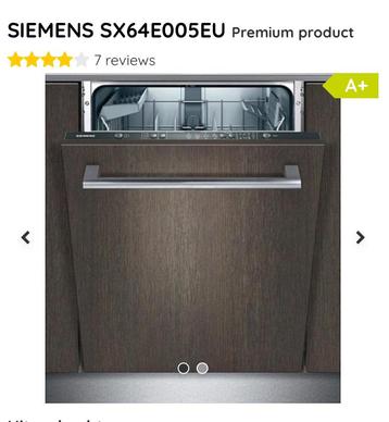 Siemens inbouw vaatwasser A +  TOPSTAAT beschikbaar voor biedingen