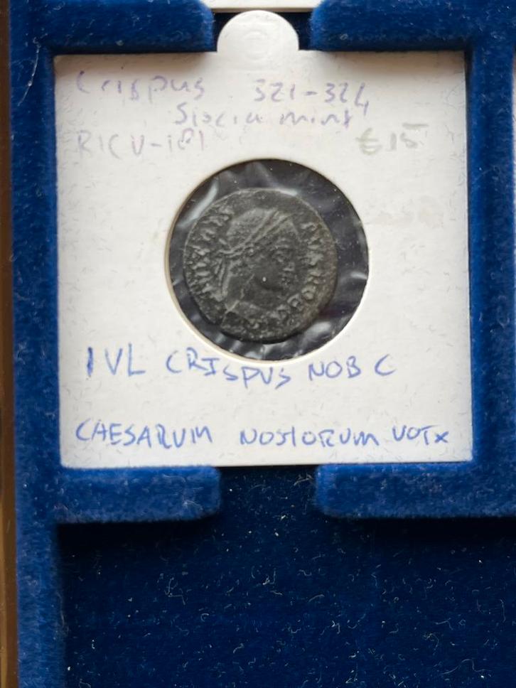 Romeinse munt Crispus (321-324 AD), Postzegels en Munten, Munten | Nederland, Losse munt, Overige waardes, Vóór koninkrijk, Ophalen of Verzenden