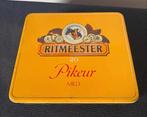 Ritmeester Pikeur 20 Sigarenblik mild. Afm.11,5x13x2,5cm., Ophalen of Verzenden, Gebruikt, Tabaksdoos of Verpakking