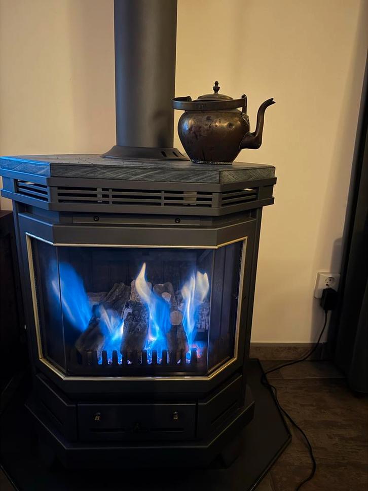 Gashaard - Vrijstaand model, Huis en Inrichting, Haarden, Gebruikt, Gashaard, Ophalen