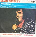 elvis presley - way down / pledging my love (1977/ german), Cd's en Dvd's, Vinyl Singles, Ophalen of Verzenden, 7 inch, Pop, Single