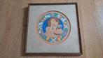 Lijst met originele litho van Jeanne Hebbelynck, zie foto's, Antiek en Kunst, Curiosa en Brocante, Ophalen of Verzenden