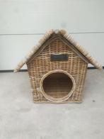 Groot rotan hondenhok/huis, Ophalen, Zo goed als nieuw, 110 cm of meer